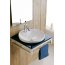 Scarabeo Rondo Umywalka wpuszczana w blat 48x16,5 cm biała 8008 - zdjęcie 2