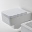 Scarabeo Teorema Muszla klozetowa miska WC podwieszana 50x36x33 cm, biała 8701 - zdjęcie 3
