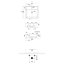 Scarabeo Teorema Umywalka wisząca lub nablatowa 46x46x14 cm, biała 8031/R - zdjęcie 3