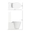 Scarabeo Wish Muszla klozetowa miska WC kompaktowa 72x35x42 cm, biała 2013 - zdjęcie 2