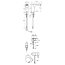 Schell Xeris E HD-K Middle Elektroniczna bateria umywalkowa chrom 012080699 - zdjęcie 2