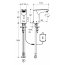 Schell Xeris E HD-M Small Elektroniczna bateria umywalkowa chrom 012960699 - zdjęcie 2