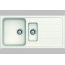 Schock Formhaus D-150L Zlewozmywak granitowy 1,5-komorowy 100x50 cm wpuszczany z ociekaczem Cristalite, biały alpina FORMHAUS-D150LALP - zdjęcie 1