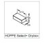 Huppe Select+ Organizer Drybox Skrzyneczka na przedmioty 21,3x11 cm czarna Black Edition SL2201123 - zdjęcie 2
