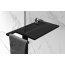 Huppe Select+ Organizer Shower Board na zacisk Półka pod prysznic z wieszakiem na ręcznik 40x22 cm czarna Black Edition SL2401123 - zdjęcie 1