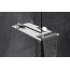 Huppe Select+ Organizer Shower Board na zacisk Półka pod prysznic z wieszakiem na ręcznik 40x22 cm srebrna matowa SL2401087 - zdjęcie 1