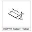 Huppe Select+ Organizer Tablet Półka pod prysznic 21,3x11 cm srebrna matowa SL2101087 - zdjęcie 2