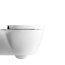 Simas Bohemien Muszla klozetowa miska WC podwieszana 36x54 cm, biała BO18 - zdjęcie 1