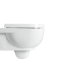 Simas E-Line Zestaw Muszla klozetowa miska WC podwieszana z deską sedesową zwykłą, biały EL18+EL003 - zdjęcie 8