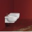 Simas E-Line Zestaw Muszla klozetowa miska WC podwieszana z deską sedesową zwykłą, biały EL18+EL003 - zdjęcie 5