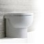 Simas E-line Zestaw Muszla klozetowa miska WC stojąca 35x51 cm z deską sedesową zwykłą, biały EL01+EL003 - zdjęcie 1