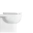Simas E-line Zestaw Muszla klozetowa miska WC stojąca 35x51 cm z deską sedesową zwykłą, biały EL01+EL004 - zdjęcie 1