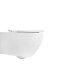 Simas Vignoni Toaleta WC podwieszana 56x36,5 cm Rimless bez kołnierza z zestawem montażowym, biała VI18+F85 - zdjęcie 7