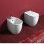 Simas Vignoni Toaleta WC stojąca 56x36,5x50 cm Rimless bez kołnierza, biała VI21 - zdjęcie 5