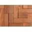 Stegu Cube 2 Panel drewniany 34,5x34,5 cm, brązowy - zdjęcie 1