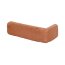 Stegu Loft 2 Kamień dekoracyjny gipsowy 19x6,3 cm czerwony - zdjęcie 1