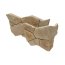 Stegu Nanga 1 Narożnik dekoracyjny gipsowy 44x22 cm beżowy - zdjęcie 2