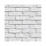 Stones Oxford 1 Kamień dekoracyjny gipsowy 21x6,3 cm biały - zdjęcie 1