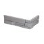 Stegu Trento 1 Narożnik dekoracyjny gipsowy 31,5x9,3 cm biały - zdjęcie 1