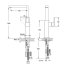 Steinberg 160 Bateria umywalkowa bez korka automatycznego chrom 1601550 - zdjęcie 4