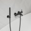 Steinberg 100 Zestaw prysznicowy natynkowy czarny mat 100 1650 S - zdjęcie 2