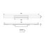 Tece Drainprofile Odpływ liniowy 80 cm stal połysk 670810 - zdjęcie 3