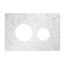 Tece Loop Osłona do przycisków spłukujących biały marmur 9240613 - zdjęcie 1