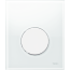 Tece Loop Przycisk spłukujący do pisuaru szklany, szkło białe, przyciski białe 9242650 - zdjęcie 1