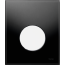 Tece Loop Przycisk spłukujący do pisuaru szklany, szkło czarne, przyciski białe 9242654 - zdjęcie 1