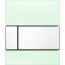 Tece Square Przycisk spłukujący do pisuaru szklany, zielone, przyciski białe 9242803 - zdjęcie 1