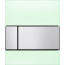 Tece Square Przycisk spłukujący do pisuaru szklany, zielone, przyciski stal szlachetna 9242804 - zdjęcie 1