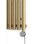 Terma Rolo Room Grzejnik dekoracyjny 180x26 cm podłączenie E8 brass WLROR180026KBRAE8ORXMX0 - zdjęcie 5