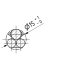 Terma Moa Grzałka 1200 W z trójnikiem kabel spiralny z wtyczką chrom WEMAT12FCROU - zdjęcie 3