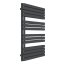 Terma Warp S Grzejnik elektryczny 111x60 cm podłączenie E8 grzałka One kabel prosty z wtyczką metallic black WLWAS111060KMBCE8OKXW - zdjęcie 1