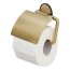 Tiger Tune Uchwyt na papier toaletowy z klapką, szczotkowany mosiądz/czarny 1326635646 - zdjęcie 2