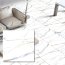 Tiles Marble Grey Gold Płytka gresowa 60x60 cm biało-złoty satynowy 01933 - zdjęcie 3