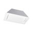 Toflesz Linea Glass LED Okap podszafkowy 86,4 cm 850 m³/h biały OK6-051 - zdjęcie 1