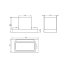Toflesz Lumino Okap podszafkowy 59,5 cm 850 m³/h inox OK4-244 - zdjęcie 3