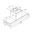 Toflesz Lumino Plus Okap podszafkowy 89,5 cm 500 m³/h inox OK3-135 - zdjęcie 2