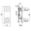 Tres Espacio Bateria wannowo-prysznicowa termostatyczna podtynkowa chrom 200.250.02 - zdjęcie 2