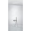 Tres Espacio Zestaw prysznicowy podtynkowy z deszczownicą chrom 210.273.10 - zdjęcie 1
