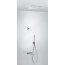 Tres Espacio Zestaw prysznicowy elektroniczny podtynkowy z deszczownicą chrom 092.863.15 - zdjęcie 1