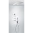 Tres Espacio Zestaw prysznicowy elektroniczny podtynkowy z deszczownicą chrom 092.864.04 - zdjęcie 1
