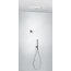 Tres Espacio Zestaw prysznicowy elektroniczny podtynkowy z deszczownicą chrom 092.865.55 - zdjęcie 1