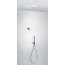 Tres Espacio Zestaw prysznicowy elektroniczny podtynkowy z deszczownicą chrom 092.865.57 - zdjęcie 1