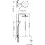 Tres Mono-Term Zestaw prysznicowy natynkowy z deszczownicą chrom 062.378.01 - zdjęcie 2