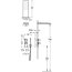 Tres Espacio Zestaw prysznicowy podtynkowy termostatyczną i chrom 206.252.02 - zdjęcie 2