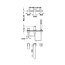 Tres Loft-Tres Bateria wannowa 3-otworowa chrom 200.162.01 - zdjęcie 2