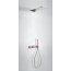 Tres Loft-Colors Zestaw prysznicowy termostatyczną i deszczownicą różowy fuksja 207.352.02.FU - zdjęcie 1