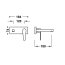 Tres Project Selection Bateria umywalkowa podtynkowa 18 cm chrom 20530031 - zdjęcie 2
